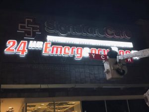 Electronic Signs collection lighted sign install 300x225